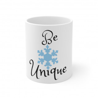 Be Unique White Mug
