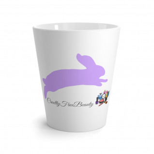 Cruelty Free Beauty Latte Mug/White
