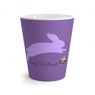 Cruelty Free Beauty Latte Mug/ Lavender