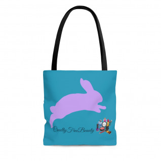 Cruelty Free Beauty Tote Turquoise