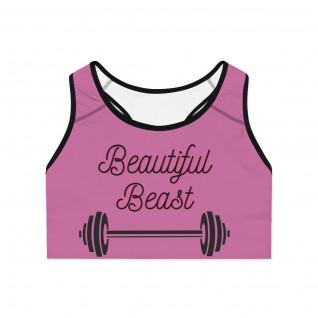 Beautiful Beast Sports Bra Light Pink