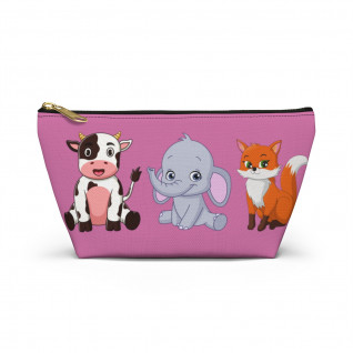 Animals Are Friends essentials bag Dusty Rose
